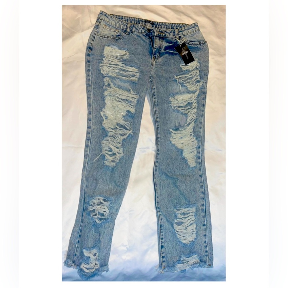 Large Flamingo Jeans